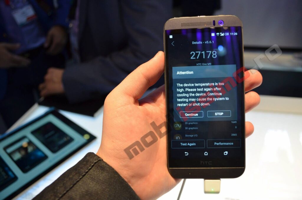 HTC One M9 overheating