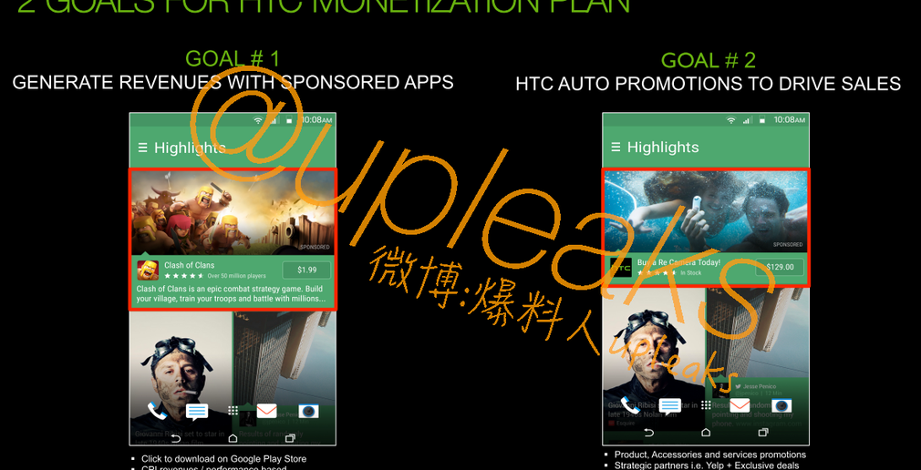 HTC monetize Blinkfeed
