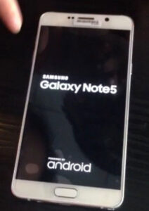 Samsung Note boot screen