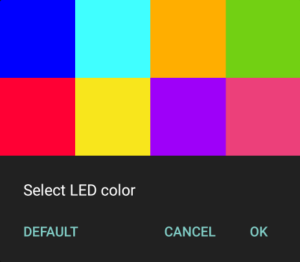 OnePlus 2 LED color