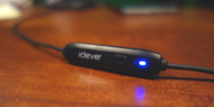 iClever Bluetooth Headphones light
