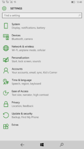 Lumia 950 XL white theme