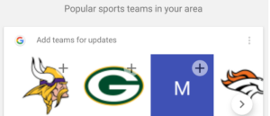 Google Now suggestions feature photo
