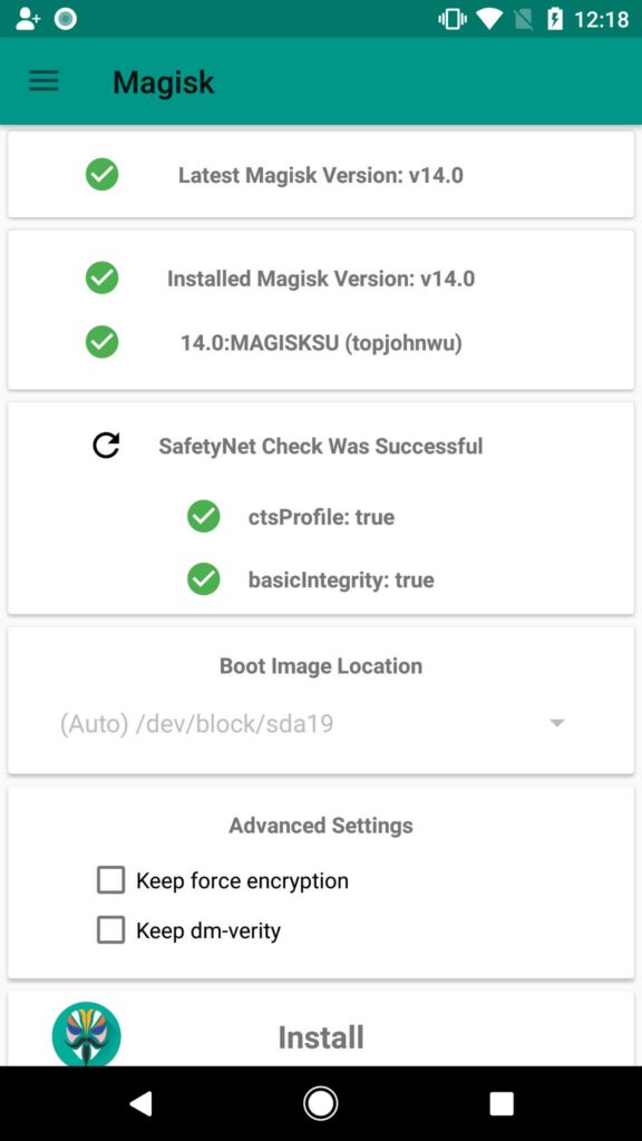 Magisk Safety Net Pixel and Pixel XL