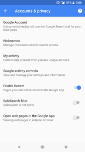 Disable Chrome Custom Tabs Google App 3