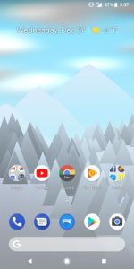 Forest Live Wallpaper enabled