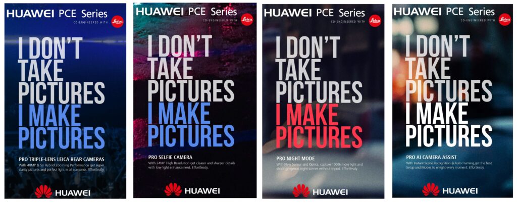 Huawei P-series camera specs