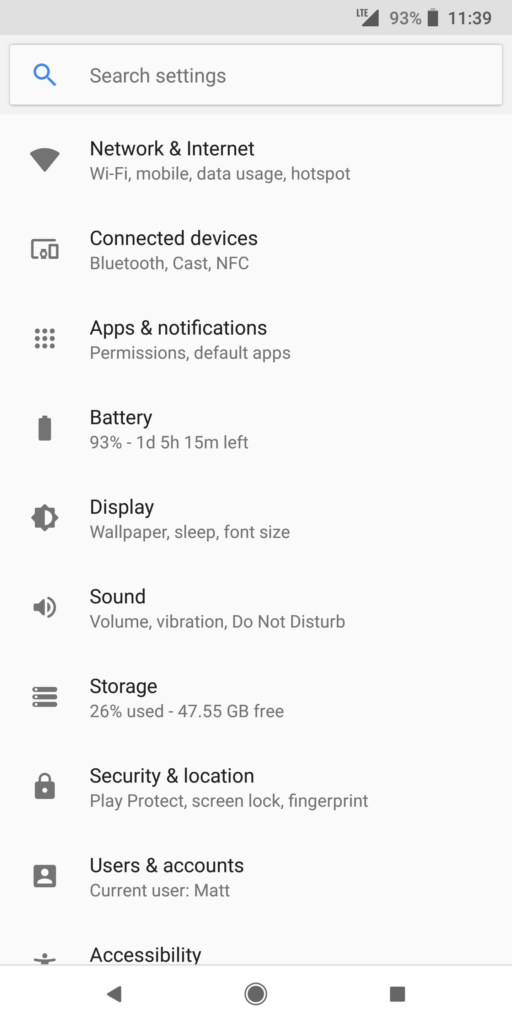Pixel 2 enable notification light 1