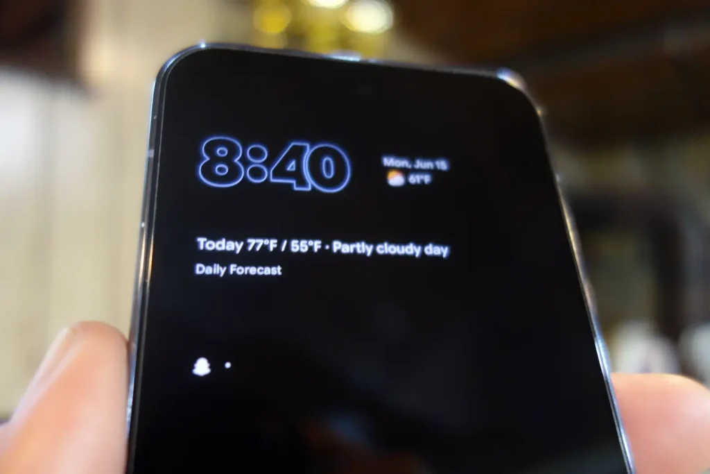 Android 17 QPR1 Beta Always-On Display (AOD) image