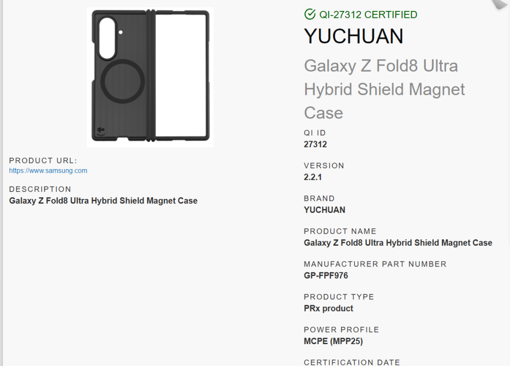 Galaxy Z Fold8 Ultra Case Black