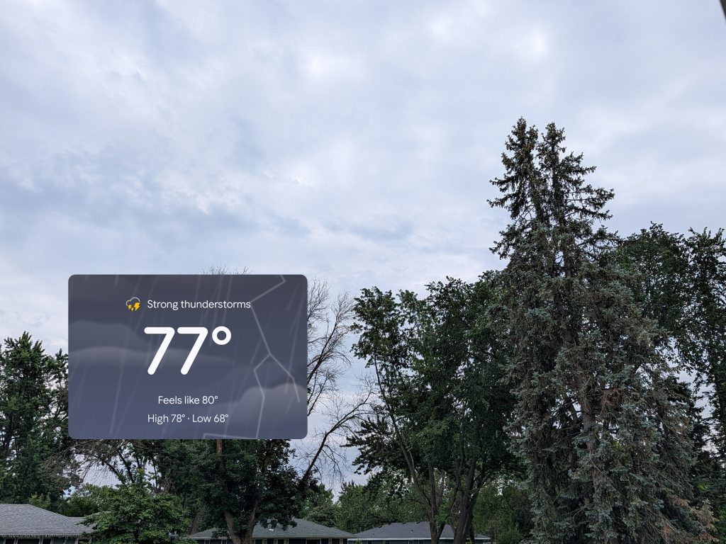 The Google Pixel Weather app is TERRIBLE with current conditions